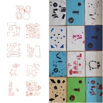 Unterrichtsplanung: Drucken mit Lasercutterformen - Ein Unterrichtsvorhaben für das Fach Kunst