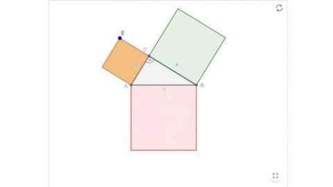 Interaktion: Satz von Pythagoras - Beweis von Euklid