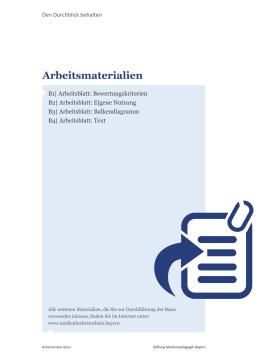 Veranschaulichung: Den Durchblick behalten! Arbeitsblätter (zip-Datei)