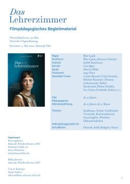 Unterrichtsbaustein: Das Lehrerzimmer
