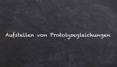 Video: Tutorial: Aufstellen von Protolyse-Gleichungen