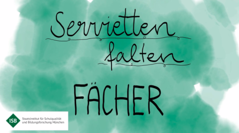 Video: Servietten falten - Fächer