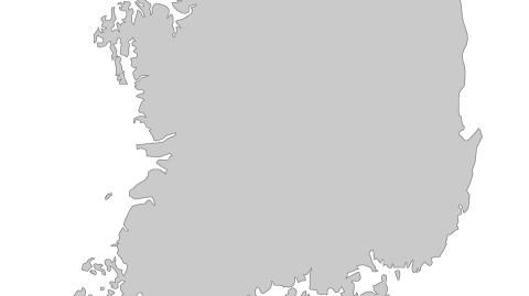 Karte: Landkarte Südkorea (Politische Staatsgrenzen)