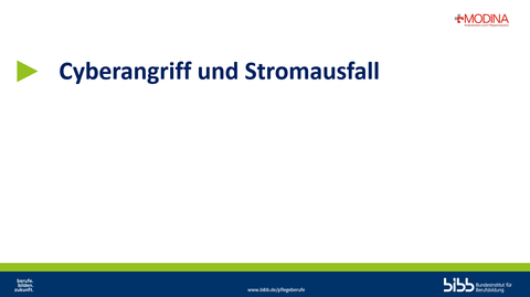 Presentation: Cyberangriff und Stromausfall