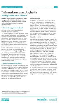 Unterrichtsbaustein: Wem steht die Welt offen? - Hintergrundtext