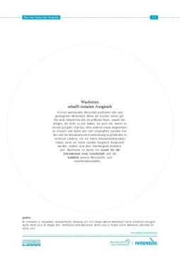 Text: Die zwei Seiten der Medaille: Sozialer Ausgleich