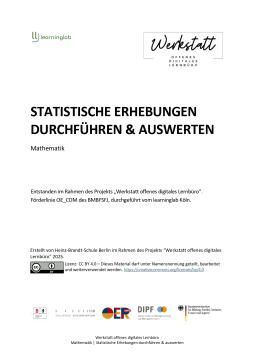 Arbeitsblatt: Statistische Erhebungen durchführen & auswerten