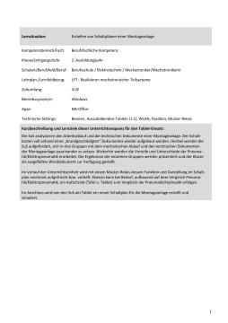 Unterrichtsbaustein: Erstellen von Schaltplänen einer Montageanlage (ZIP-Datei)