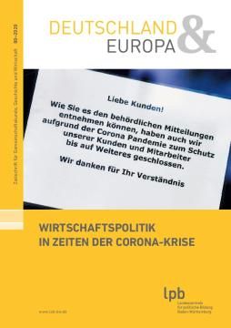 Unterrichtsbaustein: Wirtschaftspolitik in Zeiten der Corona-Krise