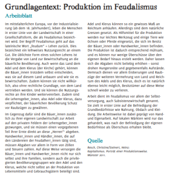 Text: Produktion verändert sich - Grundlagentexte
