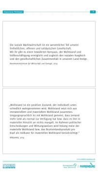 Unterrichtsbaustein: Zitateleine - Zitate zu Wohlstand