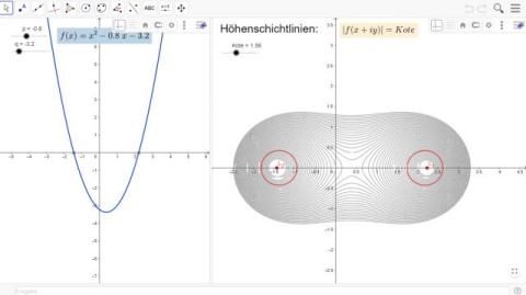 Interaktion: Nullstellen einer quadratischen Gleichung 5