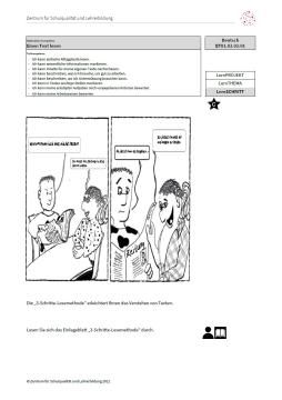 Arbeitsblatt: Einen Text lesen (Niveau C | DOCX)