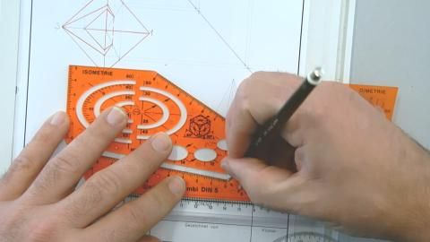 Video: Pyramide 4-Kant 45° gedreht schräg waagrecht RB