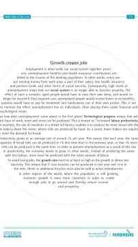 Unterrichtsbaustein: Both sides of the coin - Jobs; Post-growth