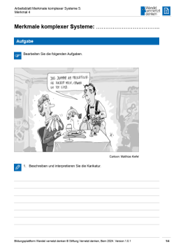 Arbeitsblatt: Modul 6 | Arbeitsblatt 5 "Merkmale komplexer Systeme: Zeitverzögerungen"