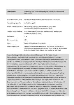 Unterrichtsbaustein: Demontage und Verschleißprüfung von Kolben und Kolbenringen (ZIP-Datei)