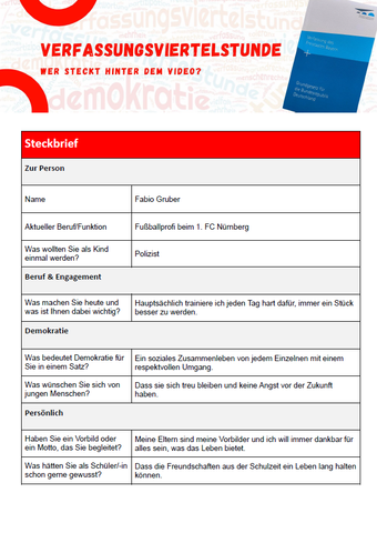 Text: Fabio Gruber - Steckbrief