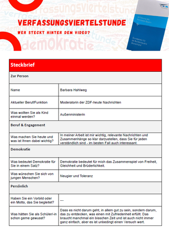 Text: Barbara Hahlweg - Steckbrief