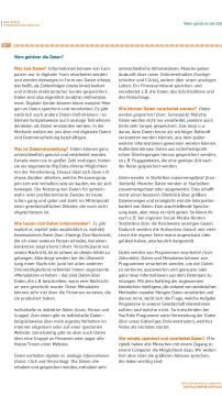 Unterrichtsbaustein: Wem gehören die Daten? - Infoblatt für Anleitende