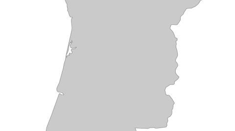 Karte: Landkarte Portugal (Politische Staatsgrenzen)