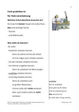 Broschuere: Fachpraktiker:in für Holzverarbeitung