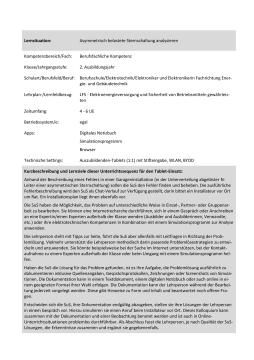 Unterrichtsbaustein: Asymmetrisch belastete Sternschaltung (ZIP-Datei)