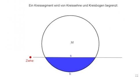 Interaktion: Kreissegment