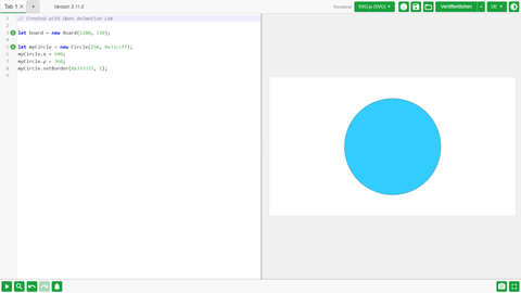 Webseite: Open Animation Lab
