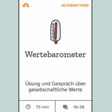 Webseite: Wertebarometer | Methodenbeschreibung