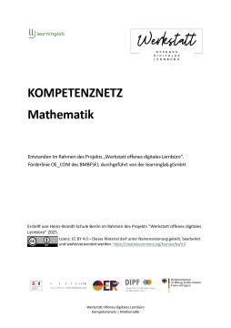 Handreichung: Kompetenznetz Mathematik
