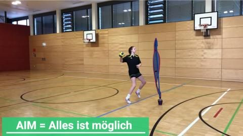 Video: Handball: Finte (Wackler)
