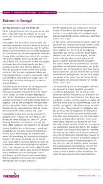 Unterrichtsbaustein: Das koloniale Buffet - Text Erdnuss im Senegal