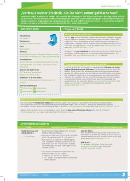 Unterrichtsbaustein: DigiBitS-Unterrichtseinheit: Vertraue keiner Statistik, die Du nicht selbst gefälscht hast! (pdf)