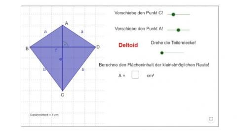 Interaktion: Deltoid - Raute - Quadrat