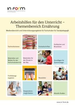 Broschuere: Arbeitshilfen für den Unterricht: Themenbereich Ernährung
