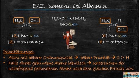 Video: E/Z Isomerie bei Alkenen