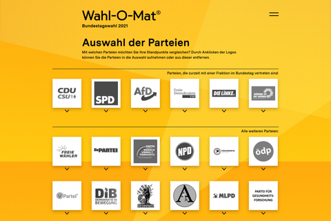 Unterrichtsbaustein: Welches Bild habe ich von einer Partei? Unterrichtsmaterial zum Wahl-O-Mat | ODT