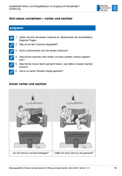 Arbeitsblatt: Modul 12 | Arbeitsblatt 1 "Einführung"