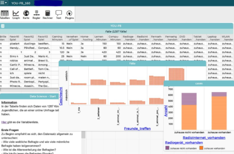 Unterrichtsplanung: Datendetektiv:innen bei der Arbeit - Datenexplorationen an multivariaten Daten zur Mediennutzung Jugendlicher