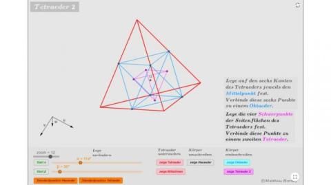 Interaktion: Tetraeder 2