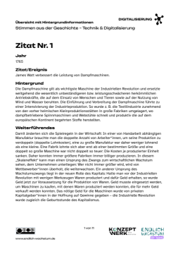Text: Stimmen aus der Geschichte - Digitalisierung | Übersicht mit Hintergrundinformationen