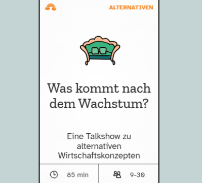 Webseite: Was kommt nach dem Wachstum? | Methodenbeschreibung