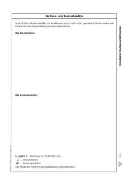 Arbeitsblatt: Die Sinus- und Kosinusfunktion (zip)