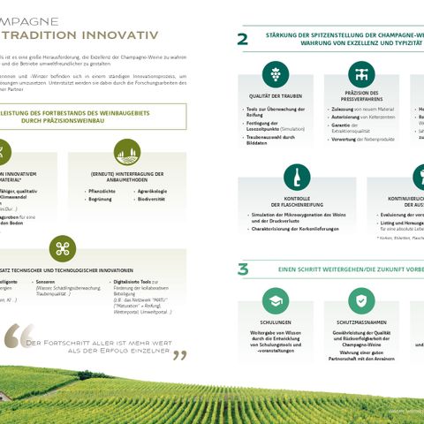 Arbeitsblatt: Champagne: Aus Tradition innovativ