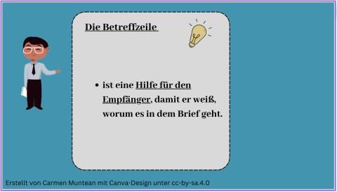 Video: Betreffzeile für den sachlichen Brief formulieren