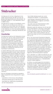 Unterrichtsbaustein: Wo ist das Problem? - Text Südzucker
