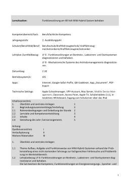 Unterrichtsbaustein: Funktionsstörung an einem Mild-Hybrid-System (ZIP-Datei)