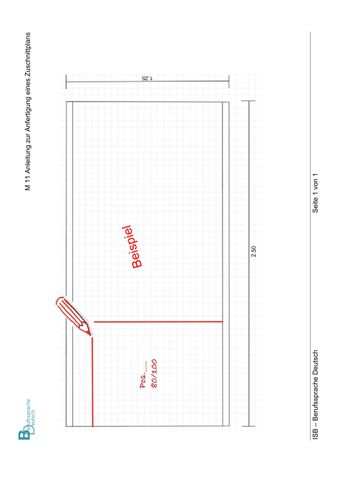 Anleitung: Montage einer Wand-T-Verbindung | M 11: Anleitung zur Anfertigung eines Zuschnittplans