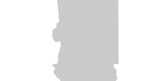 Karte: Landkarte Togo (Politische Staatsgrenzen)